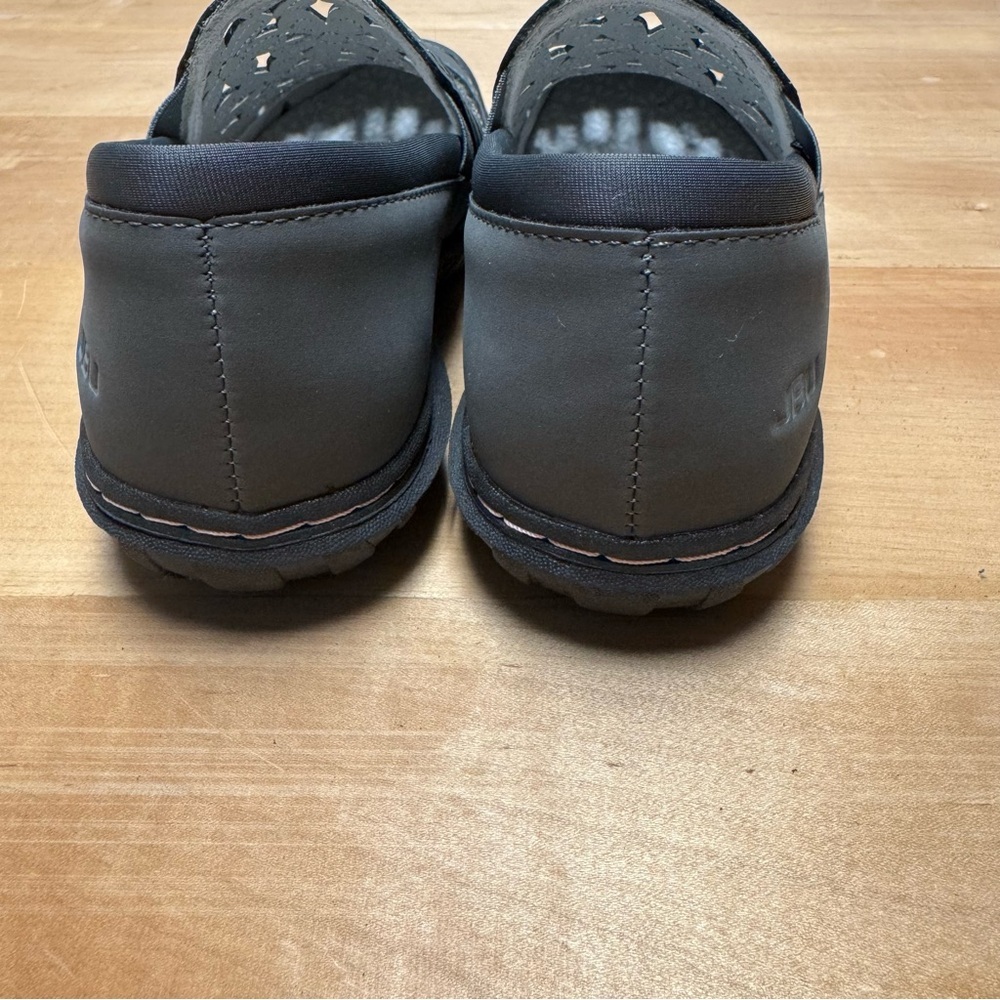 JBU Charcoal Cut-Out‎ Slip-Ons. Size 6.5 - Picture 4 of 9